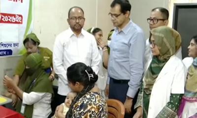 সারাদেশে দ্বিতীয় দফায় শুরু হামের বিশেষ টিকাদান ক্যাম্পেইন