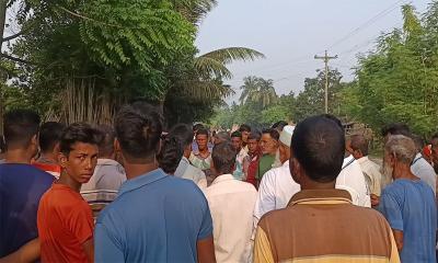 নাটোরে অ্যাম্বুলেন্সের ধাক্কায় ভ্যানচালক নিহত