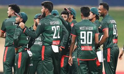 স্লো ওভার রেটে জরিমানা, শান্ত-হৃদয়দের ম্যাচ ফি‍‍`র ৫ শতাংশ কাটা
