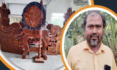 তারেক রহমানের জন্য ৩০ লাখ টাকার চেয়ার বানিয়ে অপেক্ষায় কৃষক