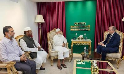 জামায়াত আমিরের সঙ্গে কসোভো রাষ্ট্রদূতের সৌজন্য সাক্ষাৎ