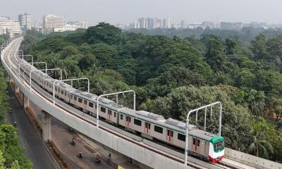মতিঝিল থেকে শাহবাগ পর্যন্ত মেট্রোরেল চালু