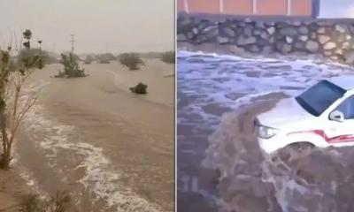 সৌদি আরবে ভারী বৃষ্টি, মক্কায় ‘রেড অ্যালার্ট’ জারি