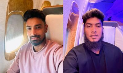 পিএসএল খেলতে দেশ ছাড়লেন রিশাদ-লিটন