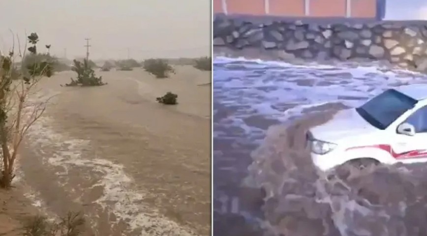 সৌদি আরবে ভারী বৃষ্টি, মক্কায় ‘রেড অ্যালার্ট’ জারি