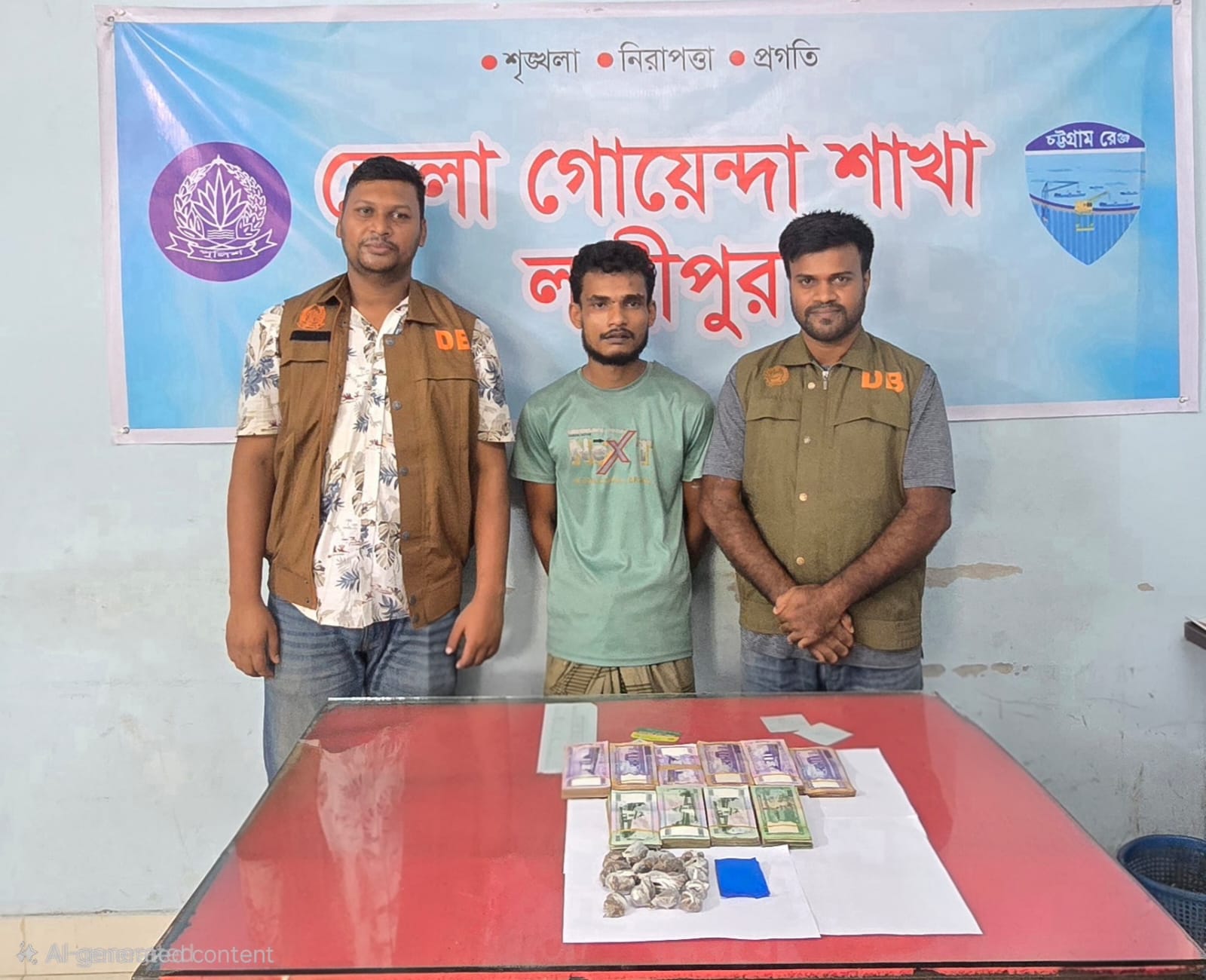 লক্ষ্মীপুরে গাঁজা, ইয়াবাসহ যুবক আটক
